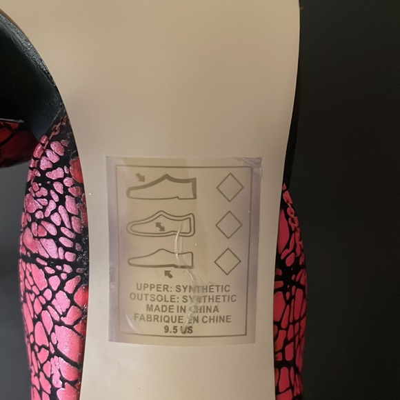 Paper Fox Pink Heels with rhinestones - Picture 2 of 3